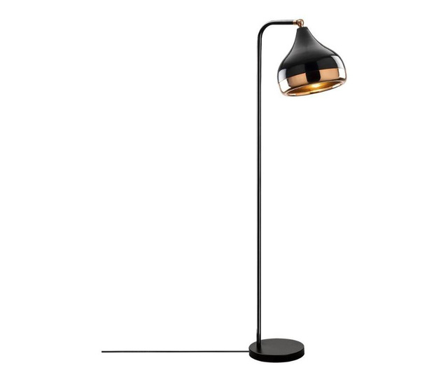 Lampadar Opviq, metal, negru, 30x17x120 cm