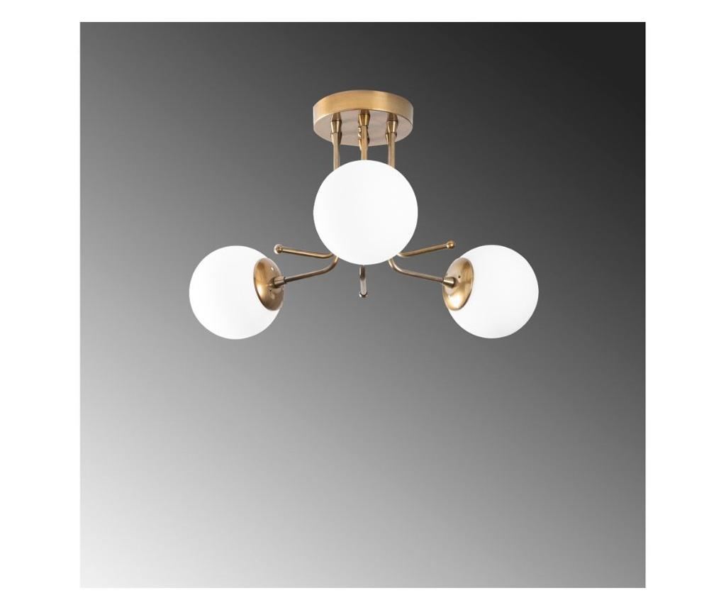 Stropna svjetiljka Daisy Three Gold White Round - 4