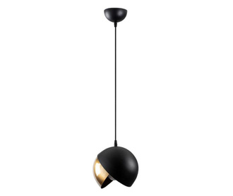 Lustra Sheen, Berceste One Black Gold Round, metal, max. 100 W, E27, negru/galben auriu, 20x20x114 cm