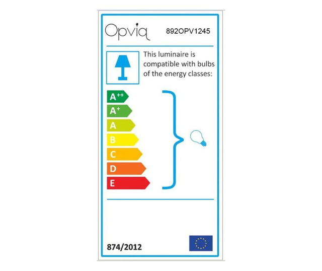 Aplica de perete Opviq, metal, 24x18x30 cm