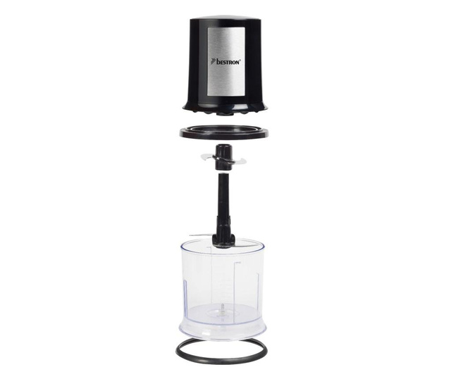 Chopper de alimente Bestron, Kitchen Heroes, 200 W, metal, negru