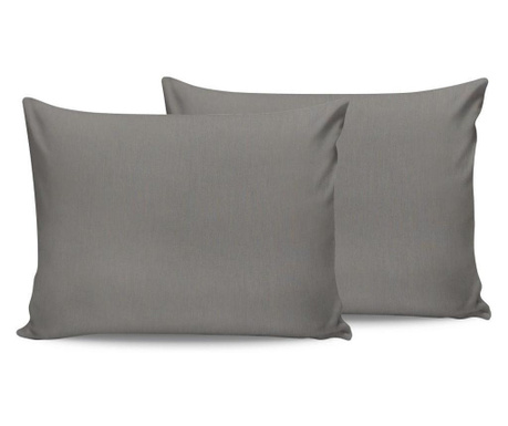 Set 2 jastučnice Dark Grey 50x70 cm