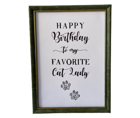 Rama "Happy birthday cat lady"