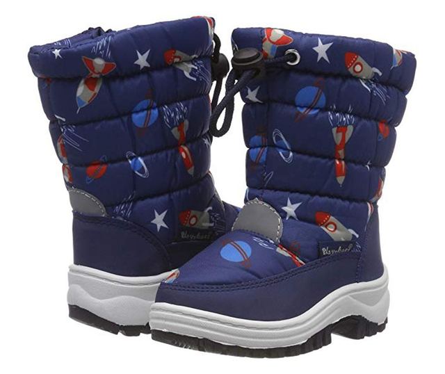 Cizme occidentale pentru copii impermeabile Marca anti-alunecare Playshoes, Space, 20/21