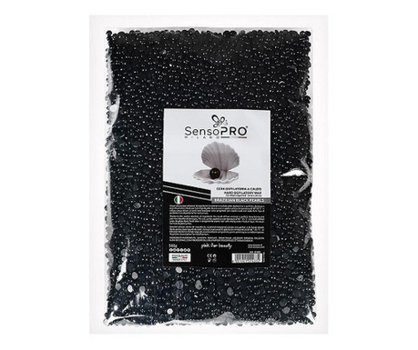 Rugalmas viaszos fekete granulátum, SensoPRO, brazil fekete gyöngy 500 g