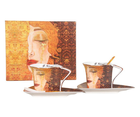 Комплект  2 чаши и 2 лъжици G.Klimt