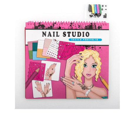 Caiet autocolante Nail Studio