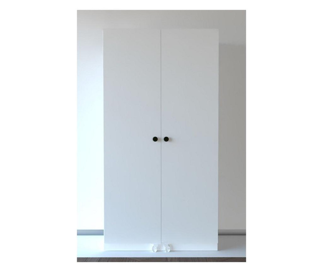 Dulapior Gauge Concept, Lex, PAL, 94x38x180 cm, alb