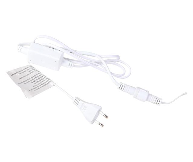 Instalatie de Craciun Premium Flippy® Tip Franjuri cu Flash 8 m 252 LED-uri Alb Cald 2096WW Interconectabila
