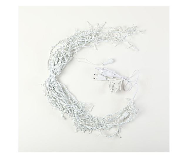 Instalatie de Craciun Premium Flippy® Tip Franjuri cu Flash 8 m 252 LED-uri Alb Cald 2096WW Interconectabila