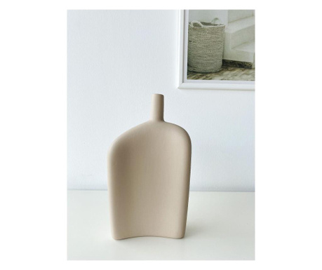 Vaza Oyo Concept, Celery, ceramica, 15x6x27 cm, bej