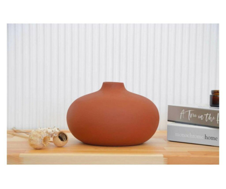 Vaza Oyo Concept, Sphere, ceramica, 24x24x16 cm, rosu