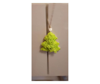 Decoratiune brad cu licheni stabilizati, 10 cm 10 cm h