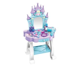Masă de toaletă de jucărie, cu castel 48.5x35.5x10 cm