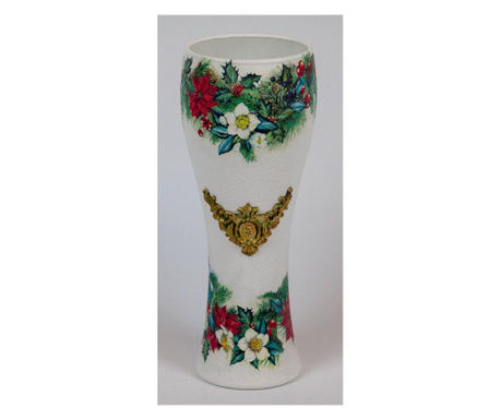 Vaza decorativa handmade,sticla, 8x23 cm