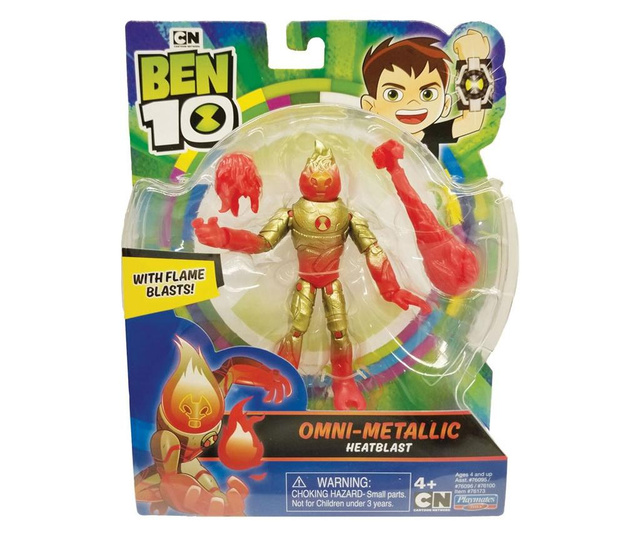 Figurina articulata Ben 10 Heatblast Omni-Metallic