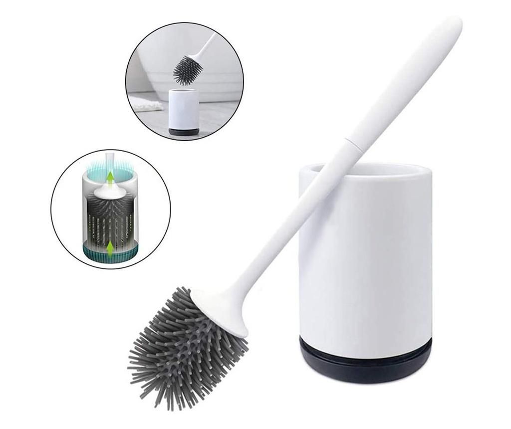 Silicone Toilet Brush with Holder