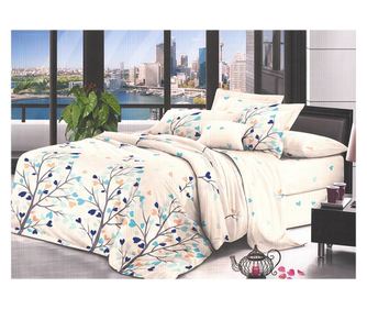 Lenjerie de pat matrimonial super cu husa de perna dreptunghiulara, odette, bumbac mercerizat, Spring 2022 220 x 230, 210 x 230,