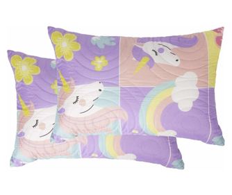 2 párnából álló készlet Somnart Unicorn, 50x70 cm, mikroszálas