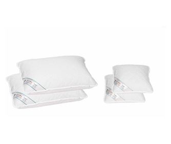 Set 2 perne 50x70 cm si 2 perne 40x40 cm HypoallergenicMed Somnart, microfibra matlasata , lavabile la 95 de grade, fermitate me