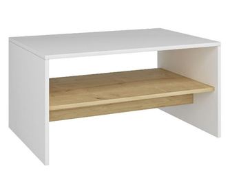 Masuta de cafea Olivia, Apollon, PAL melaminat, 90x45x47 cm, bej/alb
