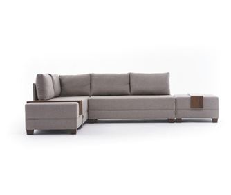 Coltar extensibil stanga Balcab Home, Fly Left, crem, 80x75x280 cm Fly Left