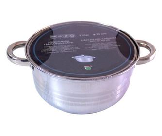 Edény, rozsdamentes, 3 l, AZHOME