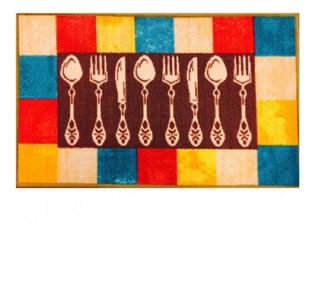 Covoras bucatarie Davo Pro Dish nylon multicolor dreptunghiular 50x80 cm