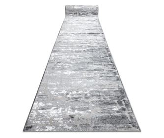 Пътека Structural MEFE 6184 две нива на руно тъмно сив 150 cm 150x850 cm  150x850 см