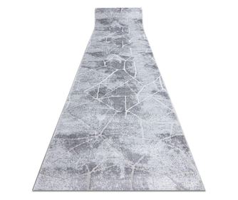 Traversa Structural MEFE 2783 Marmură două niveluri de lână gri 90 cm 90x330 cm