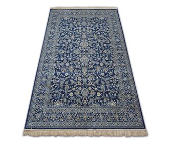 Χαλί windsor 22935 jacquard ναυτικό - Λουλούδιs 200x300 cm  200x300 cm