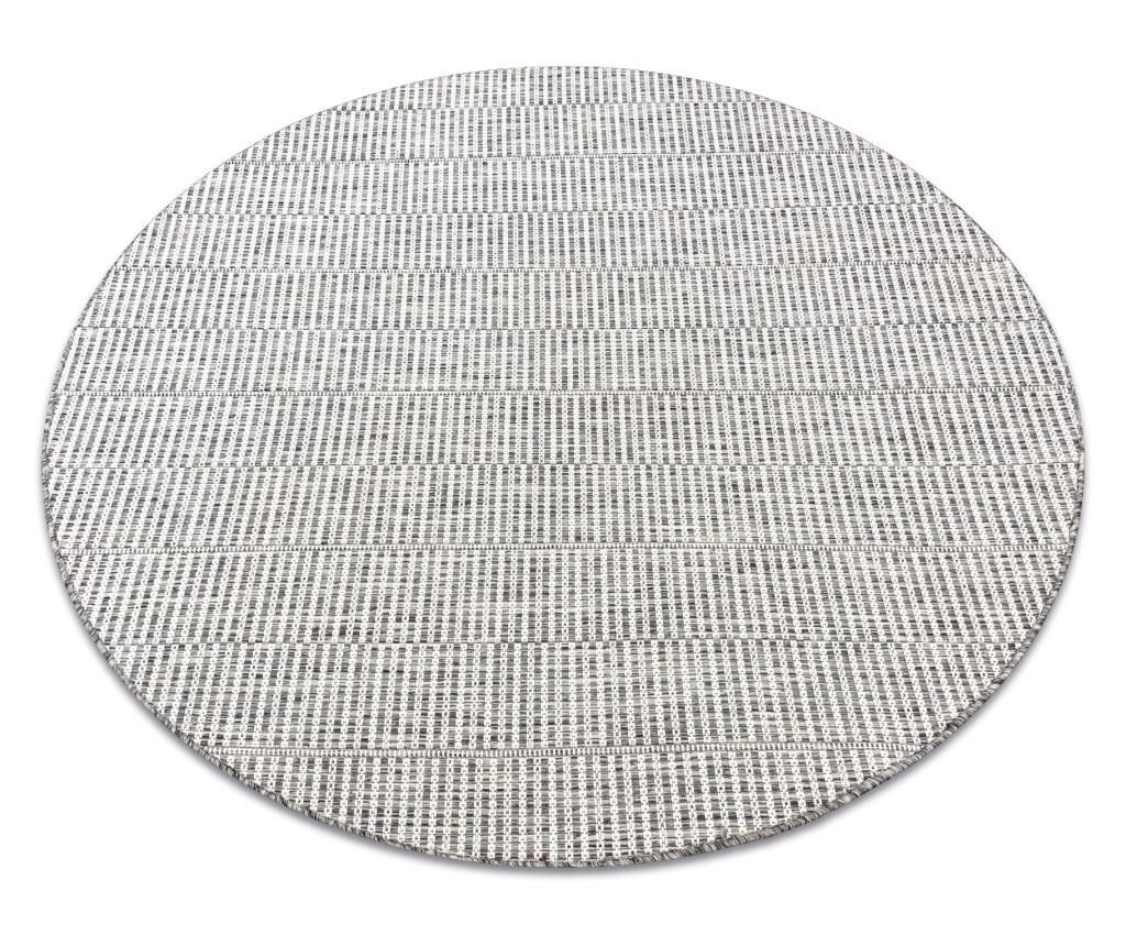 Covor sisal Loft 21198 Boho cerc fildes argintiu taupe cerc 120 cm  P120 cm