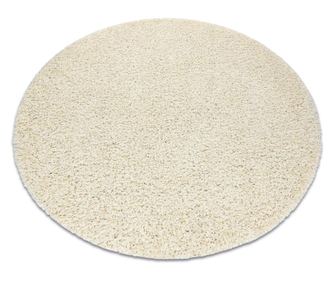 Kulatý koberec SOFFI shaggy 5cm krém kruh 80 cm  κύκλος 80 cm