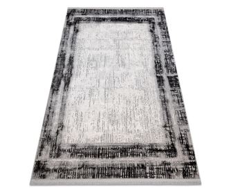 Modern szőnyeg TULS szerkezeti, rojt 51235 Vintage, keret antracit 120x170 cm 120x170 cm