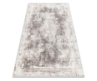 Koberec CORE W9784 Vintage růžice - strukturální dvě úrovně rouna, béžový 120x170 cm  120x170 cm