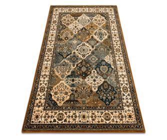 Covor de lana Polonia Samari Ornament jadeit maro 170x235 cm  170x235 cm