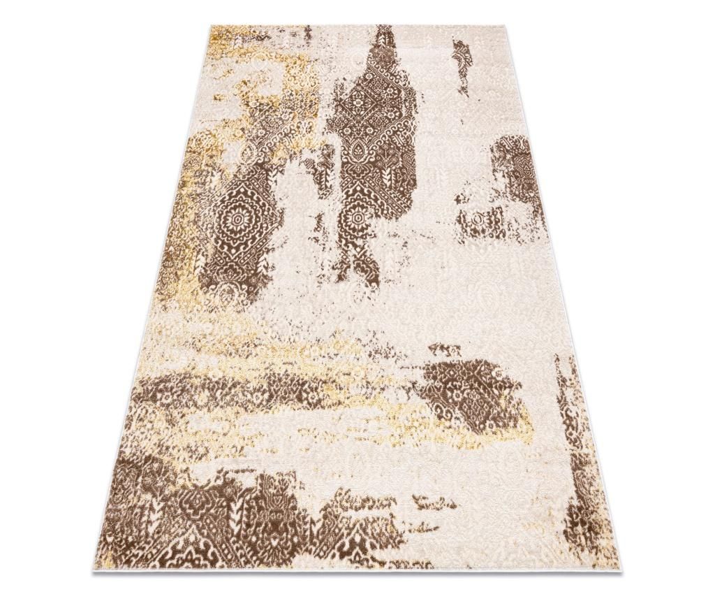  Modern MEFE szőnyeg 8731 Rozetta vintage - Structural két szintű gyapjú bézs 120x170 cm 120x170 cm