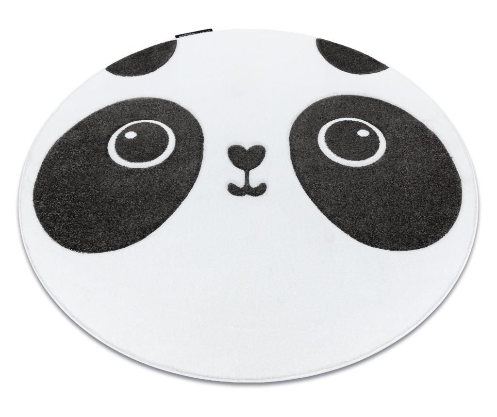 Covor PETIT PANDA cerc alb cerc 160 cm P160 cm