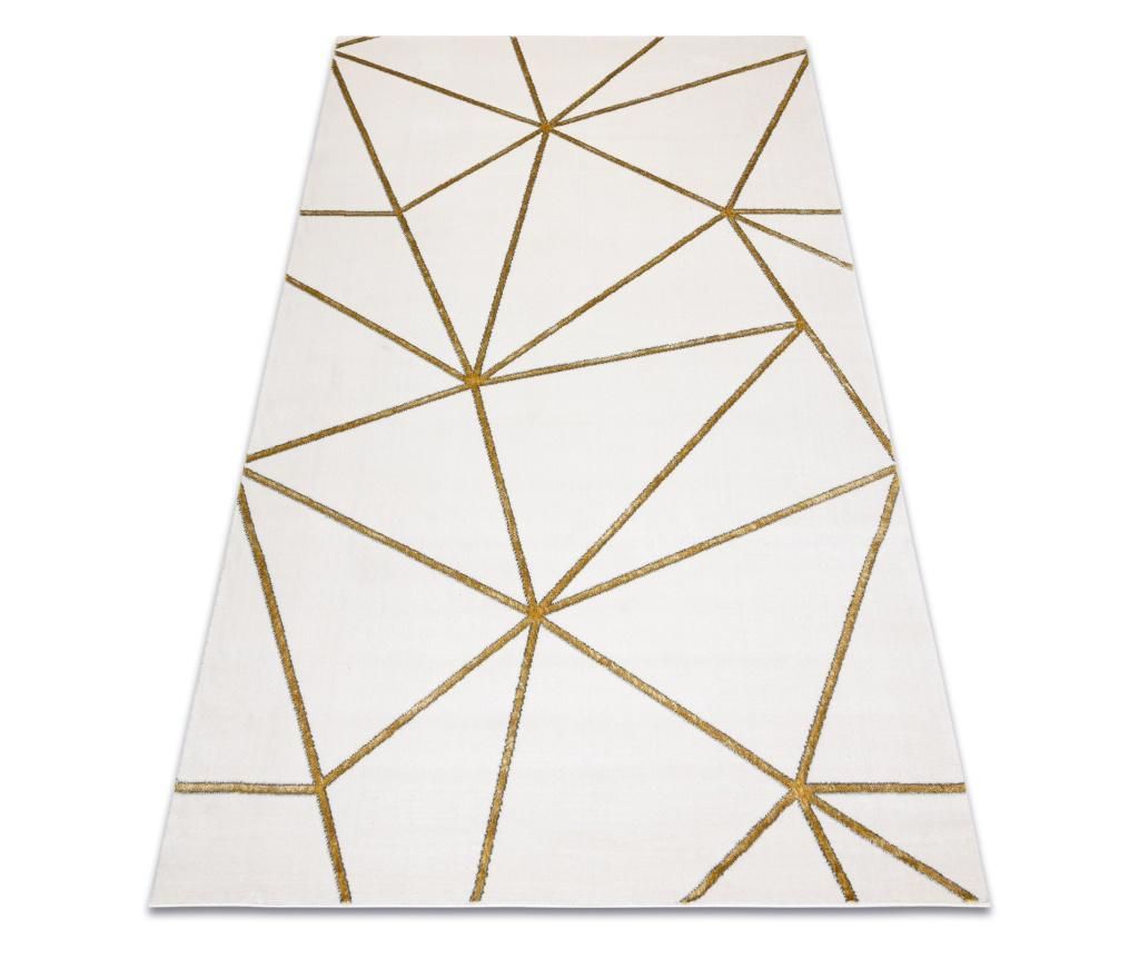 EMERALD Rug, Exclusive 1013 Glamour, Stylish Geometric Cream/Gold 80x150 cm