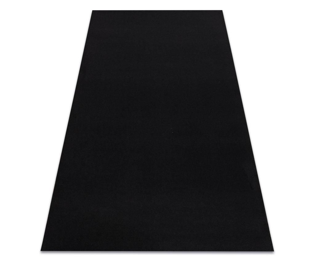 Covor anti-alunecare RUMBA o singura culoare negru 70x100 cm  70x100 cm