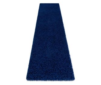 Covor, Traversa SOFFI shaggy 5cm albastru inchis - pentru bucatarie, hol si coridor 60x300 cm  60x300 cm