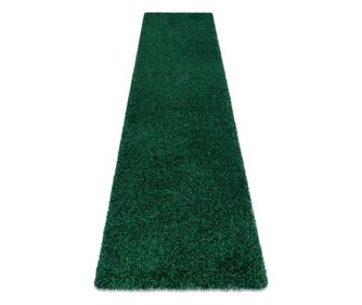 Běhoun SOFFI shaggy 5cm láhev zelená - do kuchyně, předsíně, chodby, haly 70x300 cm  70x300 cm