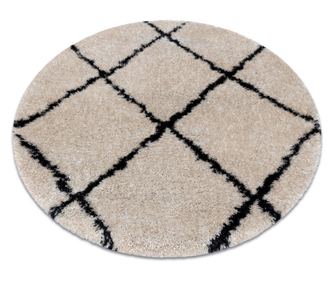 Tepih Fluffy - okrugli  κύκλος 160 cm