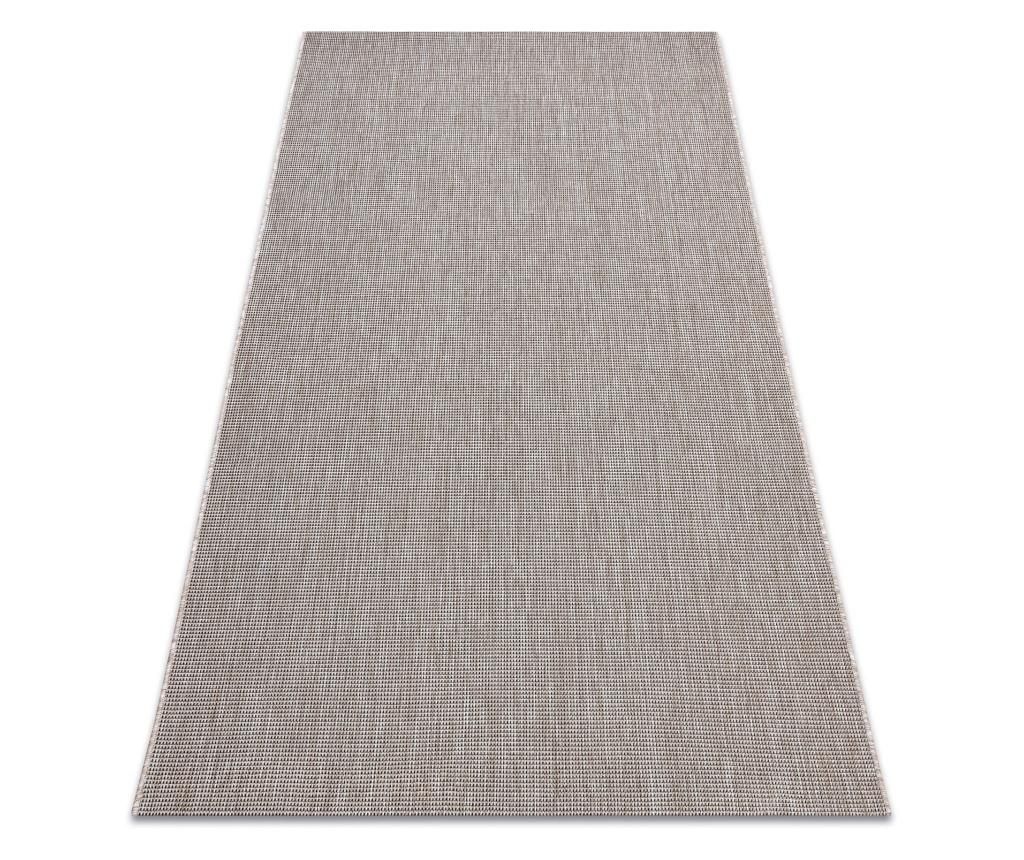 Covor sisal Floorlux 20580 simplu, culoare, solida - argint / negru 160x230 cm  160x230 cm