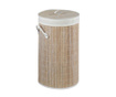 Košara za rublje s poklopcem Bamboo Natural White