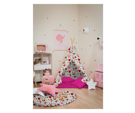 Детска палатка Капинката Иглу, Розова лама