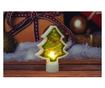 Decoratiune luminoasa 3D, Tip brad mic, cu baterii
