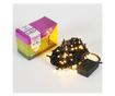 Instalatie Craciun liniara, cu transformator 31V, 10m, alb cald, 100 LED-uri V5, 8 jocuri de lumini, Fir verde, Flippy