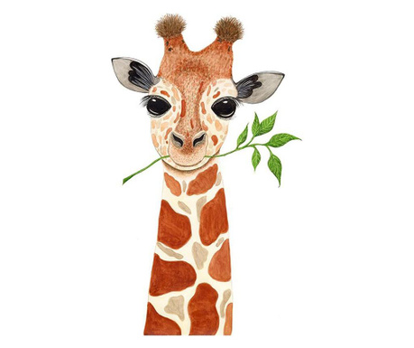Ilustratie Art Print pentru copii ”Giraffe” A3