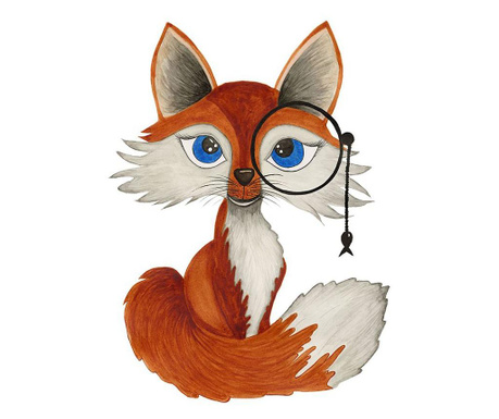 Ilustratie Art Print pentru copii ”Mrs. Fox” A4